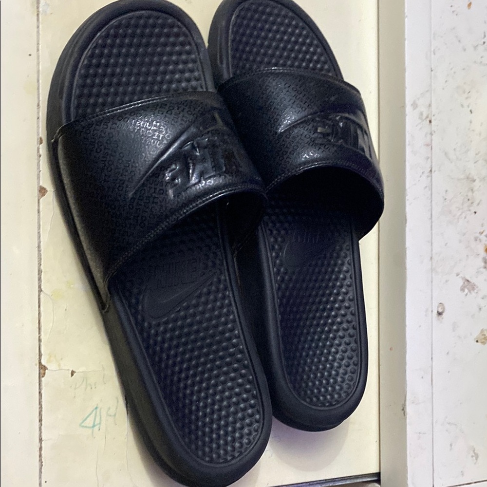 Nike Black Slide Sandals